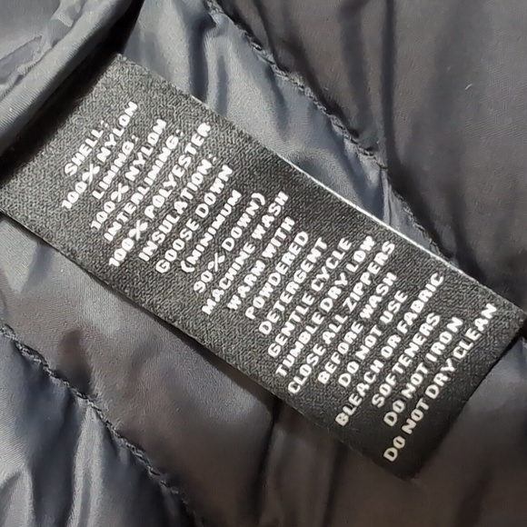 Eastern Mountain Sports EMS Goose Down Puffer Vest Size Large in Black - Picture 9 of 9